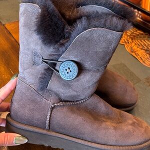 UGG Brown Shearling Boots